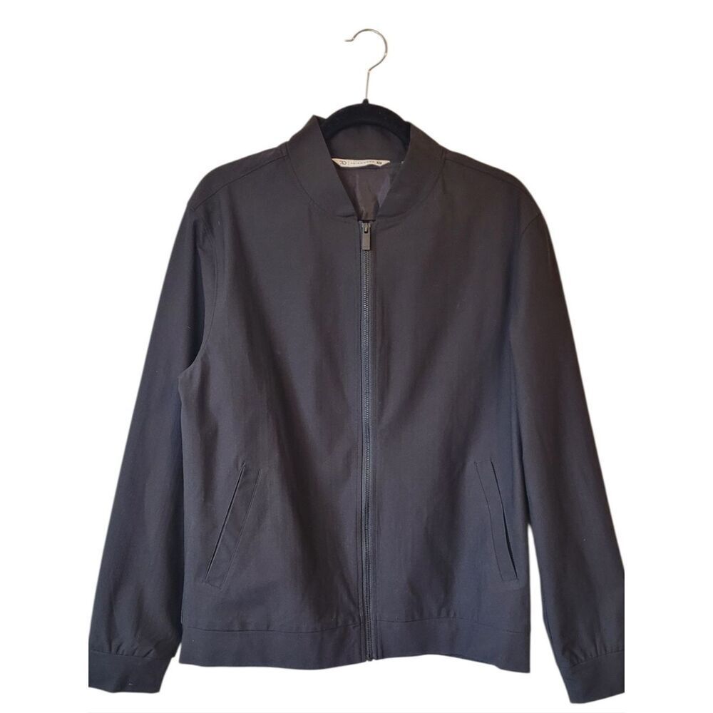 7 Diamonds Infinity Bomber Men's Black Zipper Jacket Size M